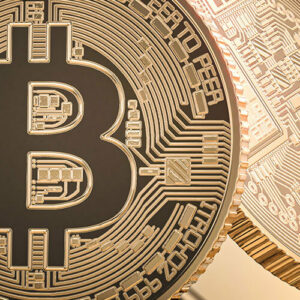 Bitcoin close up