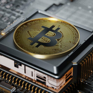 Bitcoin on microprocessor