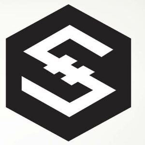 IOST crypto logo icon on white background