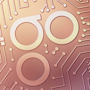 Omisego coin close up