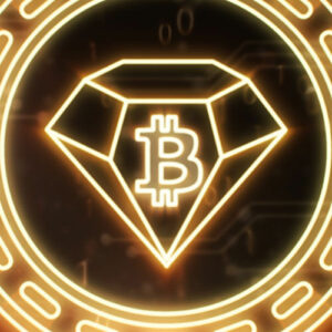 Bitcoin diamond icon