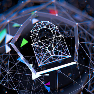 Padlock icon cyber security